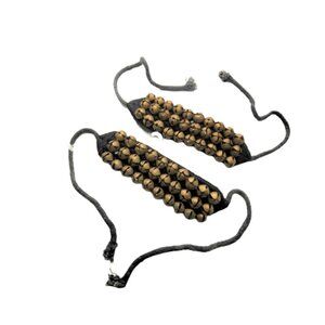 Belly Dance Anklets Brass Bell Bollywood Dance Costume Party Anklets -one pair